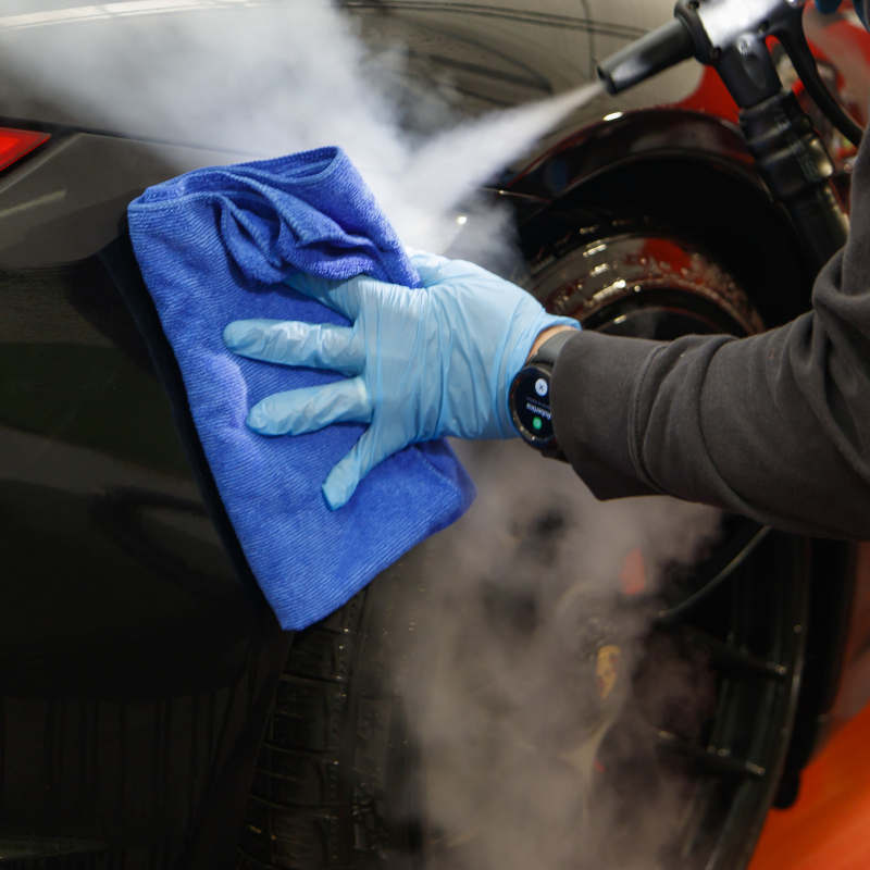 VAPOR-BRILL per pulizia esterni auto a vapore