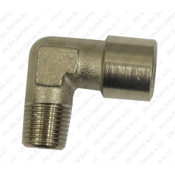 Raccordo a L maschio 1/8 con ogiva D8 per 09EVO