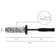 Wheels conical brush