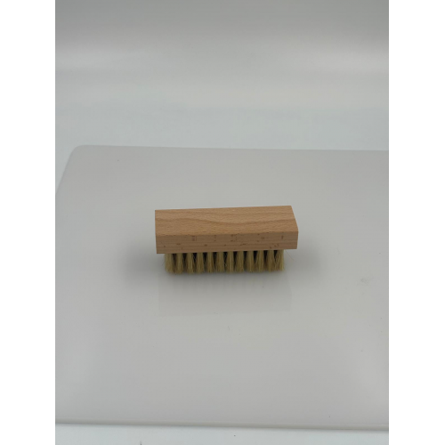 Brush with horse hair bristles for car interior cleaning