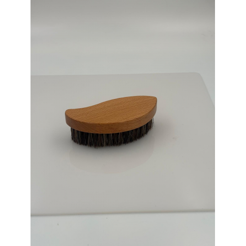 Brush with horse hair bristles for car interior cleaning
