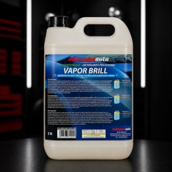 Detergent for steam car-body exterior cleaning with carnauba wax