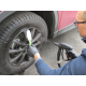 Brake dust remover - short handle